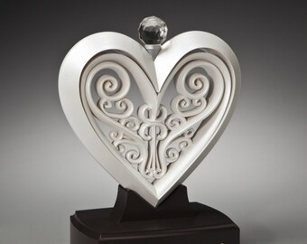 The Unity Heart ® Pearlescent White