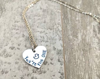 You're the One Rubber Ducky Pendant Necklace