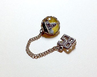 Vintage Washington DC souvenir pin, SALE, two part pin, Capitol Building, Washington souvenir pin, souvenir jewelry, US travel jewelry 1958