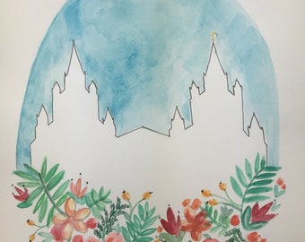 LDS Temple Painting