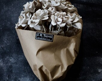 Gone With the Wind Book Paper Flowers - Romantic Book Paper Roses