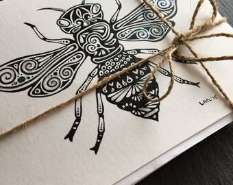 Wings theme hand-drawn greeting card bundle