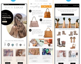 email newsletter psdhtml template custom e commerce newsletter blast template e