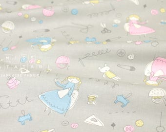Japanese Fabric Megumi Sakakibara - Osaihou - grey - 50cm