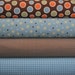 Mod Tod Blue Fat Quarter Bundle by Sherri Berry Designs for Riley Blake, 1 yard total