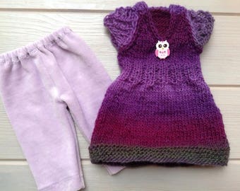 Gorgeous sweater and pants for Waldorf Doll 16" - 17"