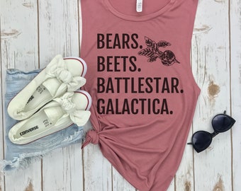 Bears Beets Battlestar Galactica,Bears Beets Battlestar Galactica Shirt, Dwight Schrute, The Office, The Office Tv Show,The Office Shirt,