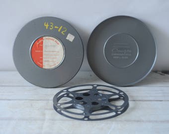 Vintage Compco Film Reel With Storage Can 800FT 16mm #2