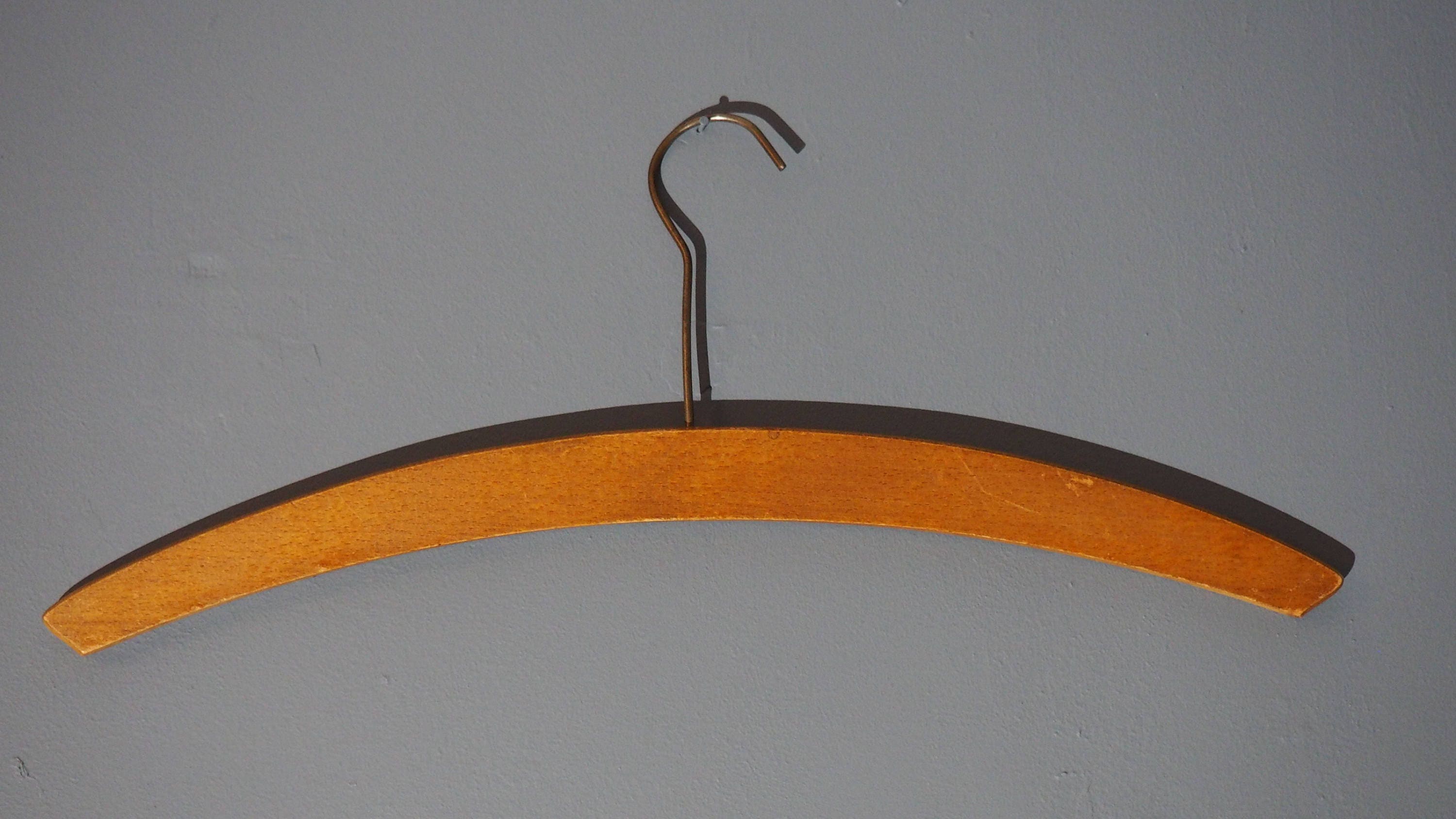 Vintage Wooden Branded Coat Hanger Knight Taylor New Cross Gate 88 Vintage Wooden Branded Coat Hanger Knight Taylor New Cross Gate 88 High Street Peckham London