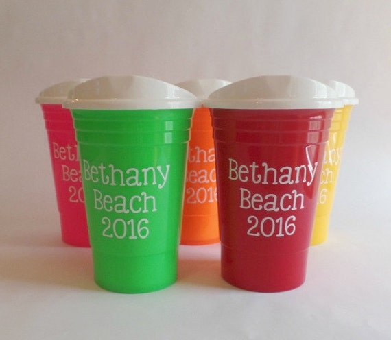  Reusable  Solo Cup  Personalized  Solo Cups  with Lid