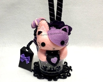 kawaii goth plush