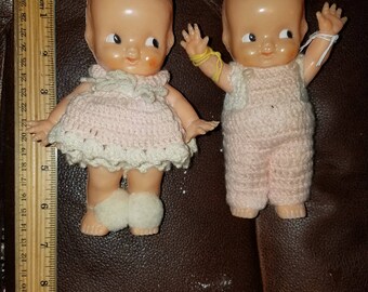 Vintage Kewpie Baby Powder Dolls