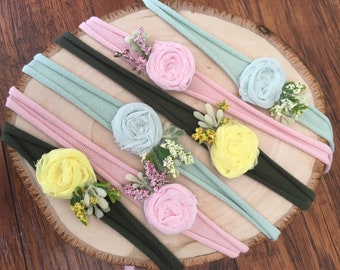 Simple and sweet tie-back headband