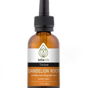 Organic Dandelion root Tincture, Liquid Extract, (Taraxacum officinalis) 1 fl. Oz / 30 Ml - Top Quality, maximum Strength