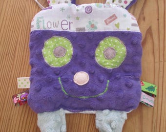 blanket attaches to pacifier with his secret pocket