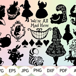 Alice wonderland svg | Etsy