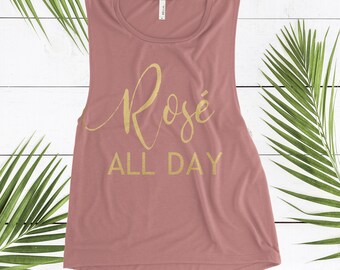 Rose All Day Tank, Wine Bachelorette Shirts, Wine Bachelorette Party, Wine Bachelorette Party Shirts, Wine Bachelorette Tanks, Wine Shirt