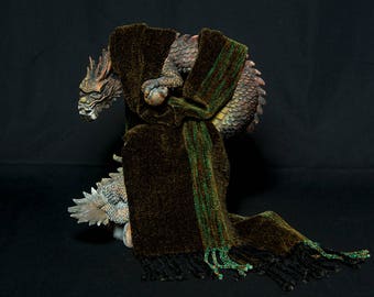 Hand Woven Rayon Chenille Scarf