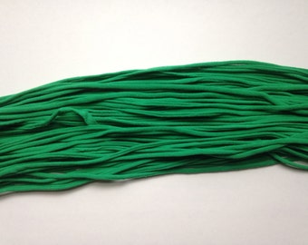 Spring Green T-shirt Yarn from Upcycled cotton T-shirt 41 yards