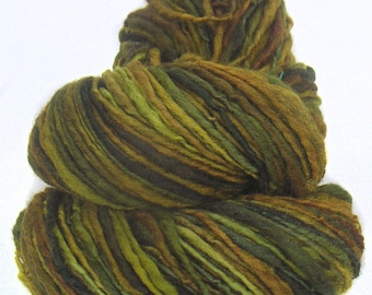 Handspun Yarn handdyed merino wool