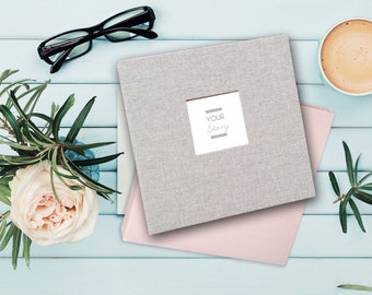 Baby Book, a Modern Baby Memory Book for Baby's First Year (9.25 x 9.5)