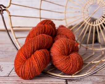 Rustic Orange Mill spun Yarn