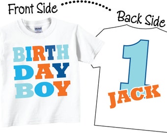 Birthday Boy Shirts and Tshirts for Second Birthday, Third Birthday, Any Birthday Tees