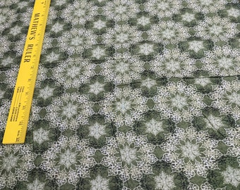 Winter Elegance-Green Medallions from In the Beginning Fabrics