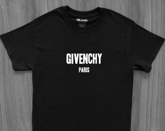 Givenchy Paris Unisex T-Shirt Balenciaga Gucci Louis Chanel Dior Addict YSL High Fashion Vetements LV Designer Gosha RAF Simons Rick Owens