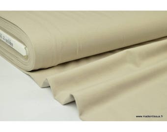 JERSEY coton élasthanne beige x1m