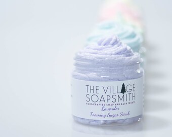 Foaming Sugar Scrub Samples, Try me First Selection, Whipped Sugar Scrub, Foaming Body scrub, exfoliating scrub, Body Frosting
