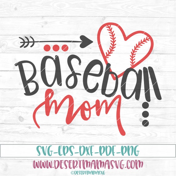 Download Baseball mom svg eps dxf png cricut cameo scan N cut