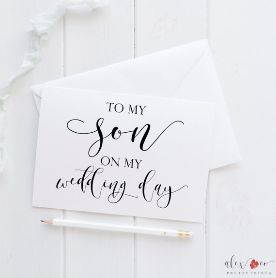 to-my-son-card-son-card-son-wedding-card-son-of-the-bride