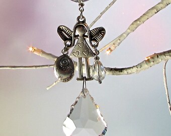 Fairy Crystal Sun Catcher & Christmas Ornament