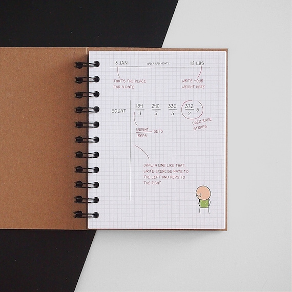 fitness journal book