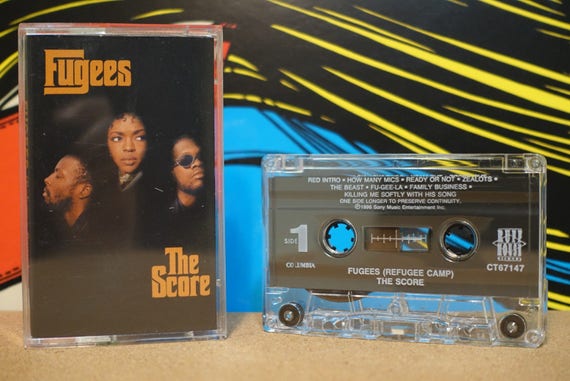 The Score by The Fugees Vintage Cassette Tape