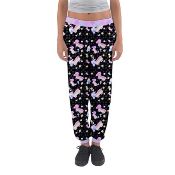 Toki Pastel Fairykei Hotdog Candy Jogger Pants Pastel Jogger