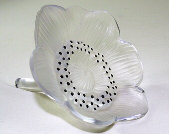 Lalique Crystal Anemone Large Flower