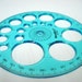 Paper Quelling Tool Type 2 or as Architect Technical Round Circle Drawing Stencil Template - TT01a