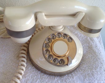 Vintage Rotary DIAL telephone Telcer(ITALY)