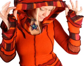 New Katwise Hoodie Guide - Recycled Jumper TUTORIAL - Cardigan - Pullover