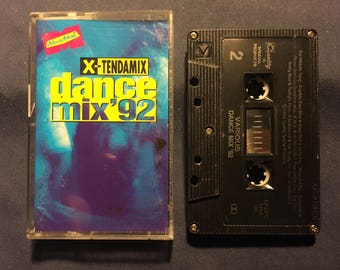 Dance Mix 92 Cassette Tape X Tendsmix 1992 Release - Dance , Techno