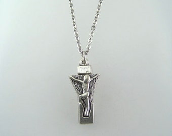Abstract Crucifix Necklace Three Different Choices