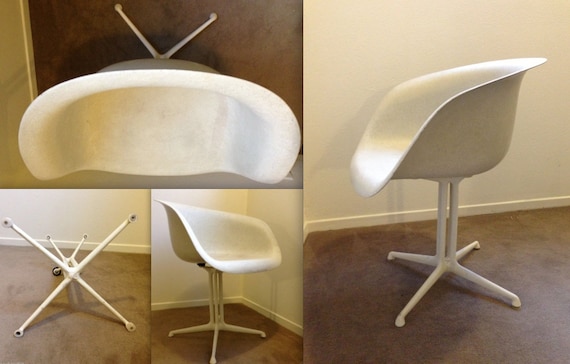 EAMES LA FONDA del Sol Alexander Girard Arm Chair Cream EAMES LA FONDA del Sol Alexander Girard Arm Chair Cream
