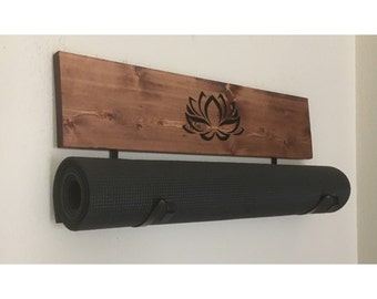 Yoga Mat Holder Yoga Gift Yoga Accessory Yoga Decor Om