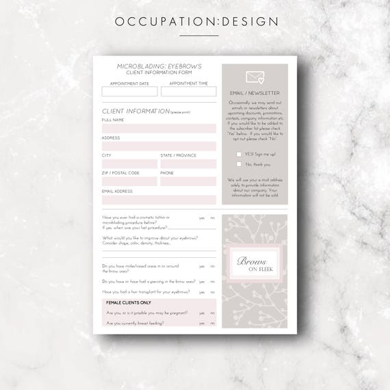 consent form for microblading microblading eyebrows client information form client consent form for microblading microblading eyebrows client information form client