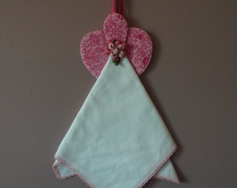 Vintage handkerchief angel