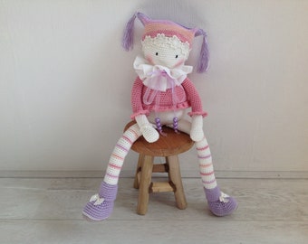 Crochet doll /amigurumi doll/ rag doll/ nursery decor/ baby shower
