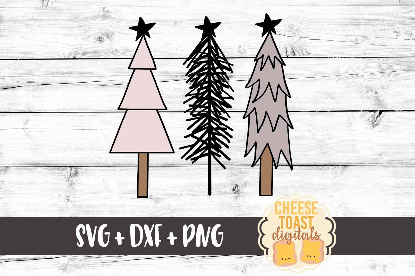 Rustic Trees SVG Christmas Svg Tree Svg Rustic Christmas