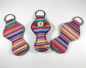 Serape Chapstick Holders, Chapstick Keychain, Chapstick Holder